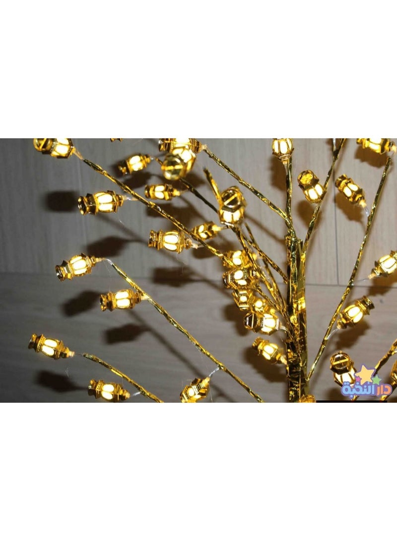 شجرة رمضان 60 فانوس بطول 140سم تصميم مميز وجميل - Image 1